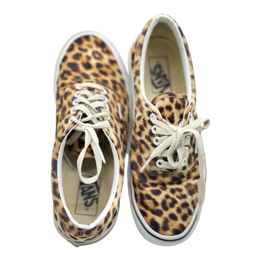 Vans Era Leopard Print Unisex Skate Shoes Multicolor Low Top Sneaker M7.… - Picture 2 of 12